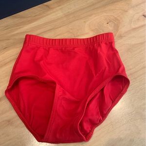 Capezio dance pants red size xs